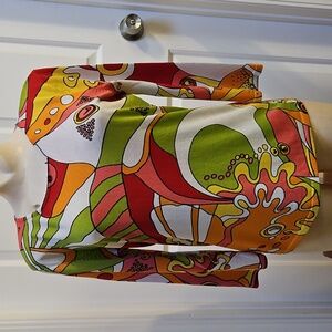 JOSEPH A. Groovy Colorful Long Sleeve Top - M